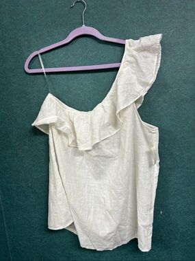 NWT Old Navy XL One-Shoulder Ruffle Top